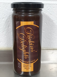 Balsamic Date & Fig Relish, Dickens Delights 300g