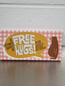 Free Hugs Milk Chocolate Bar, Bellaberry 100g