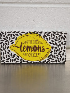 Life Gives You Lemons Milk Chocolate Bar, Bellaberry 100g