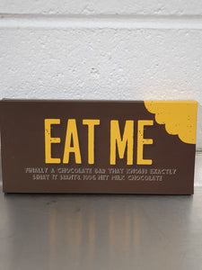 Eat Me Milk Chocolate Bar, Bellaberry 100g