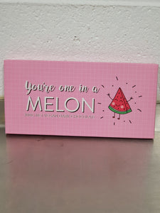 One In A Melon Dark Chocolate Bar, Bellaberry 100g