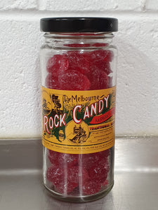 Raspberry drops, Melbourne Rock Candy Company 170g GF