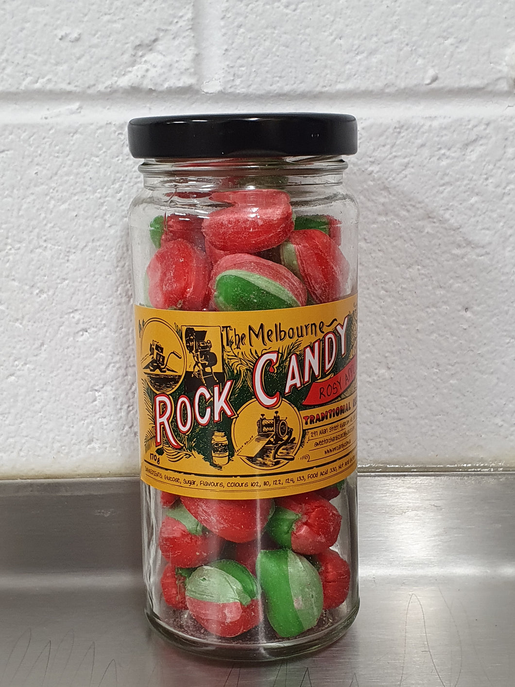 Roses apples, Melbourne Rock Candy Company 170g GF