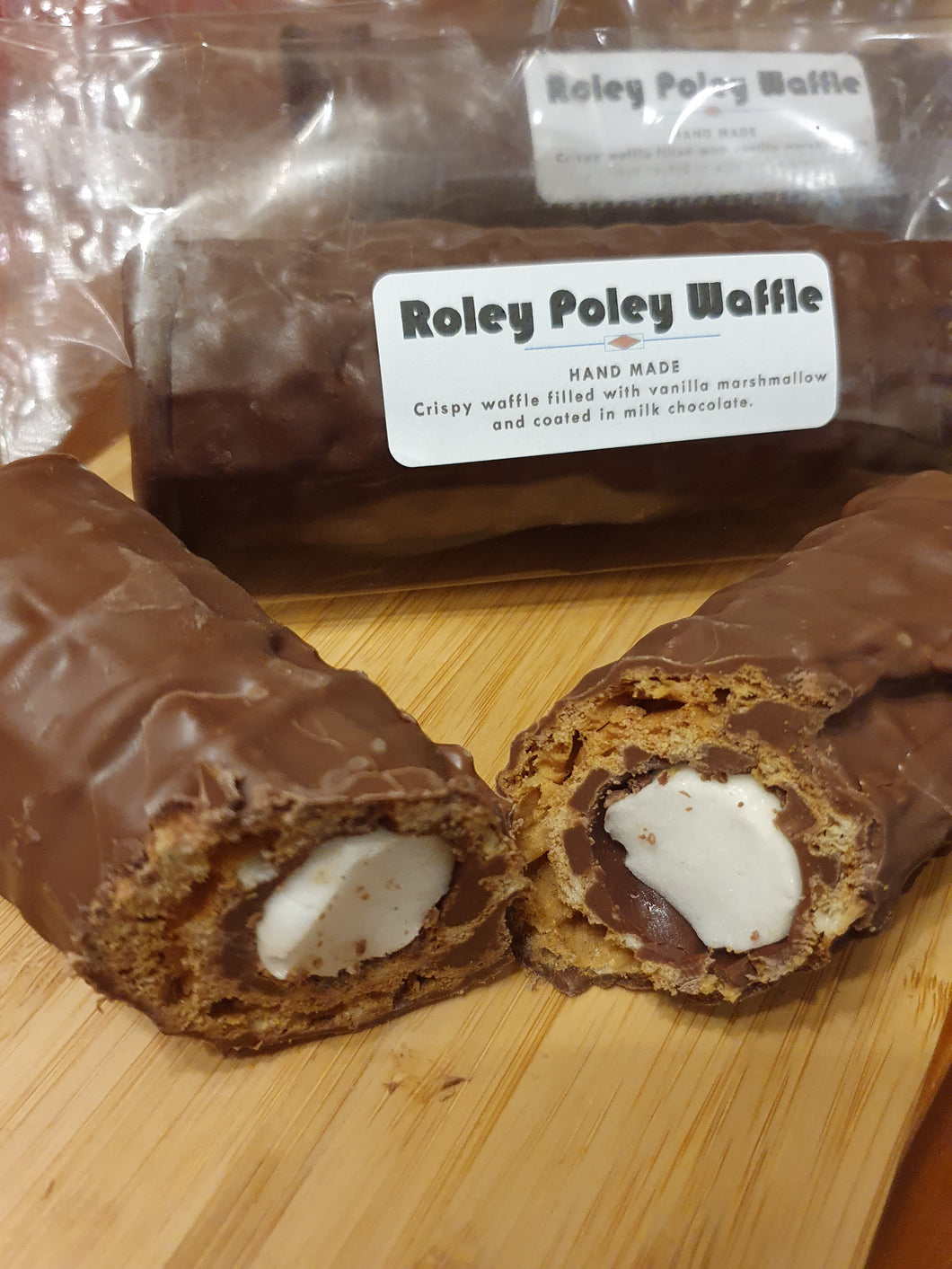 Handmade Roley Poley Waffle Bar