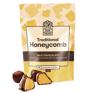 Traditional milk chocolate honeycomb 160g, Little Ozzie Treats