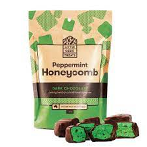 Traditional Dark chocolate peppermint honeycomb 160g, Little Ozzie Treats