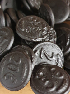 Dutch Licorice Coins, 100g