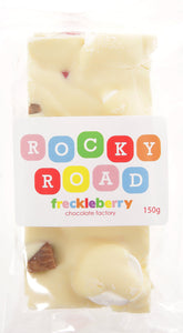 Freckleberry white chocolate rocky road 150g