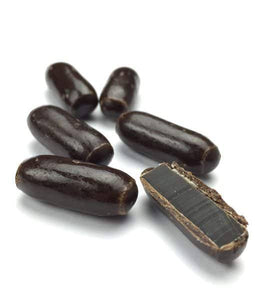 Dark Chocolate Licorice Bullets, Everfresh 100g
