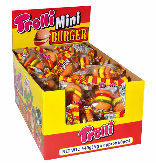 Mini Burgers 9g, Trolli, GF