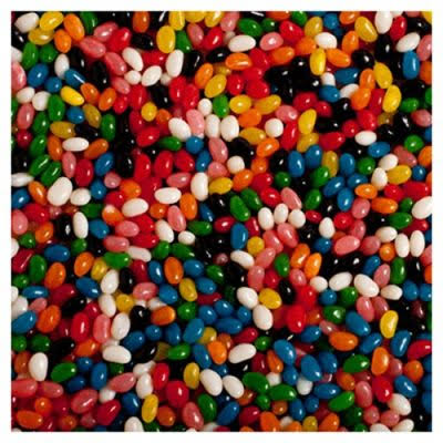 Mini Jelly Beans, various colours 100g