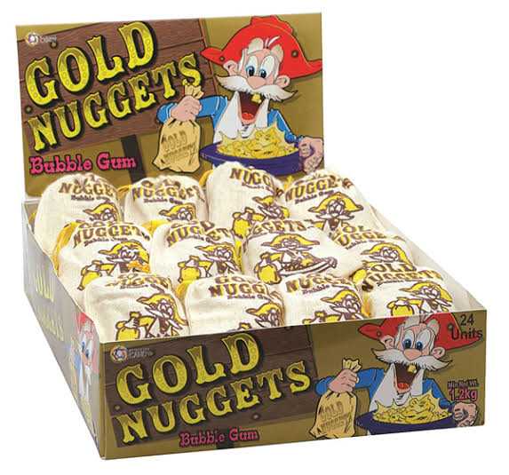 Gold Nuggets Bubblegum